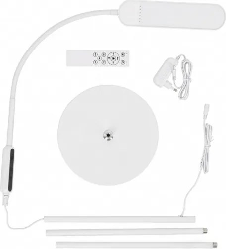 Lampă de podea LED reglabilă TEILO LED/10W/230V 3000/4000/6500K albă + telecomandă