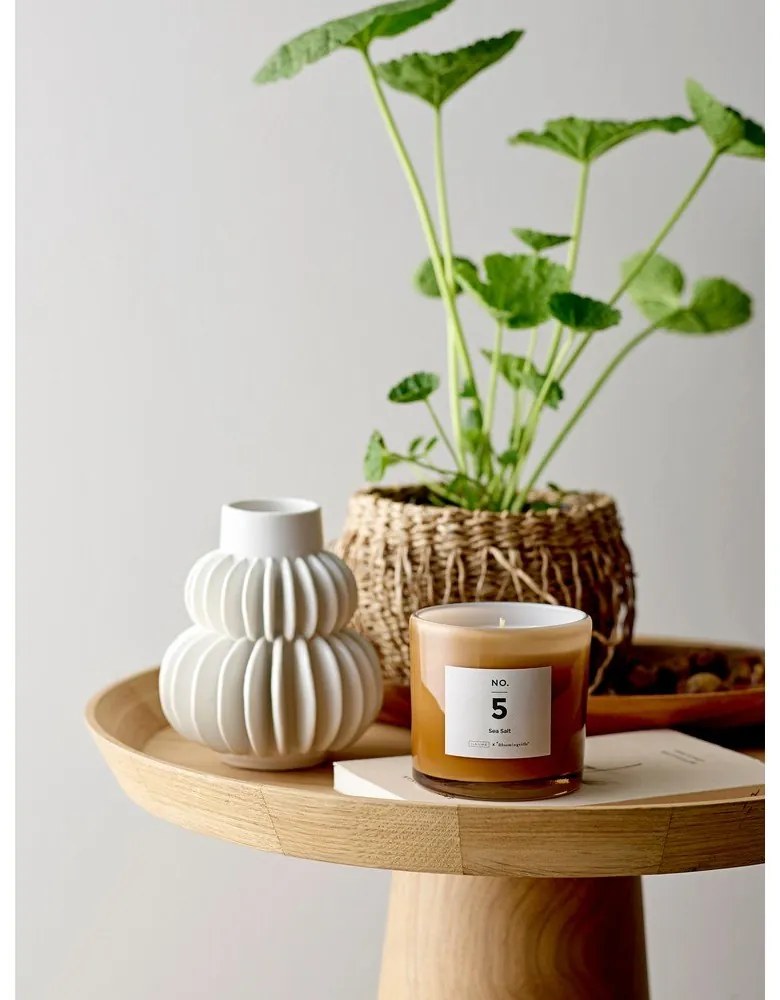 Măsuță auxiliară rotundă cu aspect de lemn de stejar ø 44 cm Luana – Bloomingville