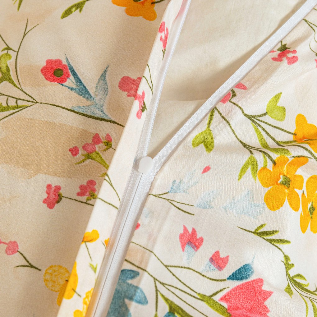 Lenjerie de pat din microfibra MILLEFLEUR colorata Dimensiune lenjerie de pat: 2 buc 70 x 90 cm | 200 x 220 cm