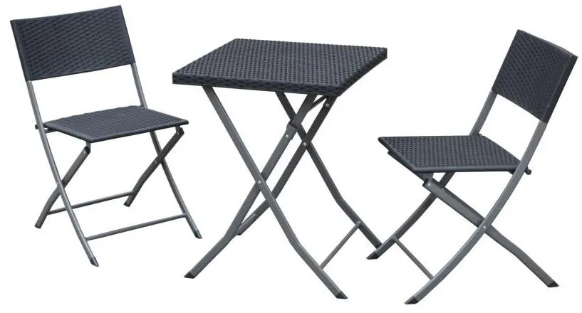 Set mobilier balcon Layn (pentru 2 persoane) (antracit). 1096296