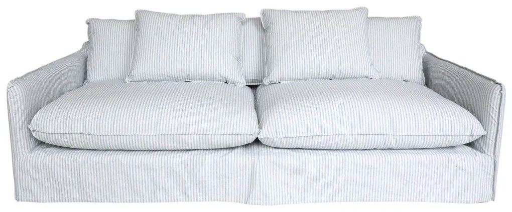 Canapea premium, 3 locuri, stofa, 5 perne decorative, Malo
