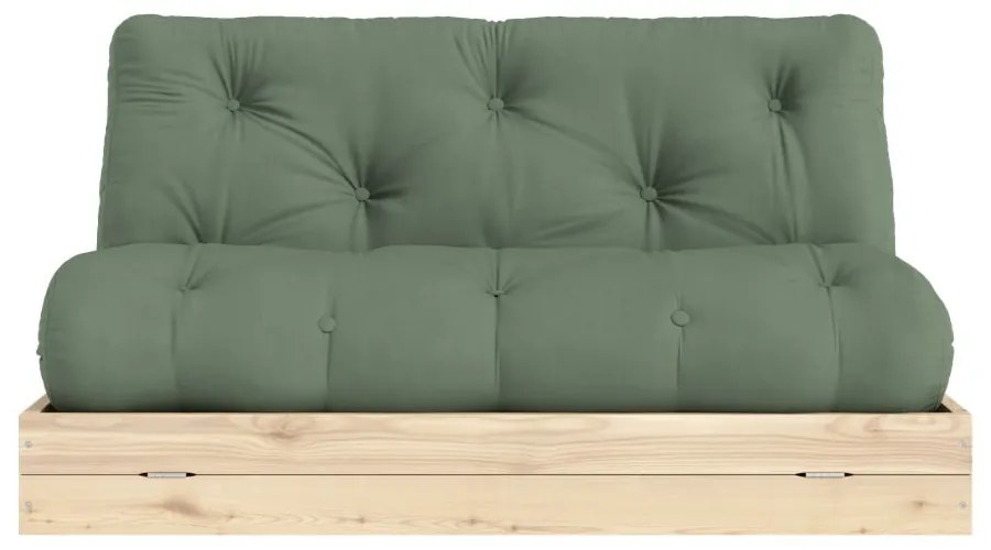 Canapea verde extensibilă 145 cm Flip – Karup Design