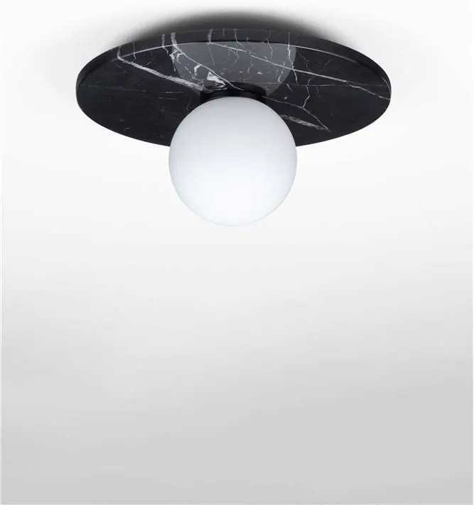 Plafoniera stil minimalist IDOR negru/opal
