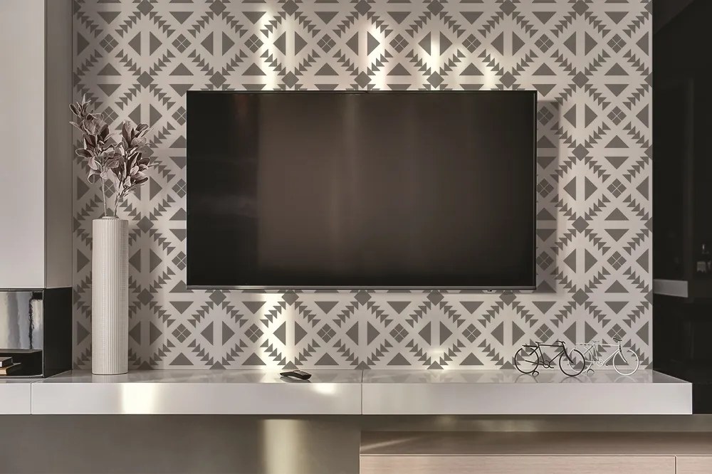 Panou decorativ Pătrate și triunghiuri