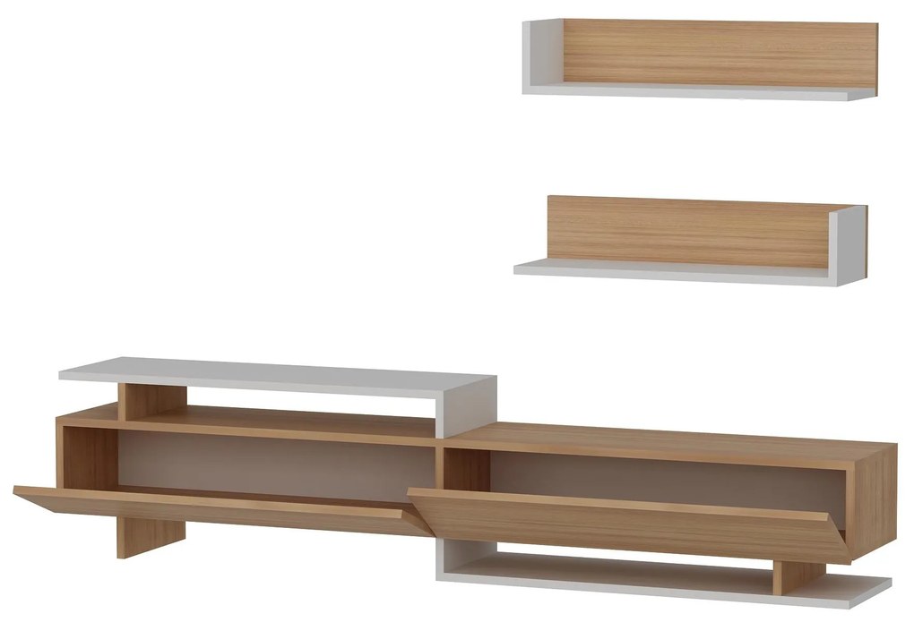 Mobilier living Alcaraz (teak + alb). 1101400