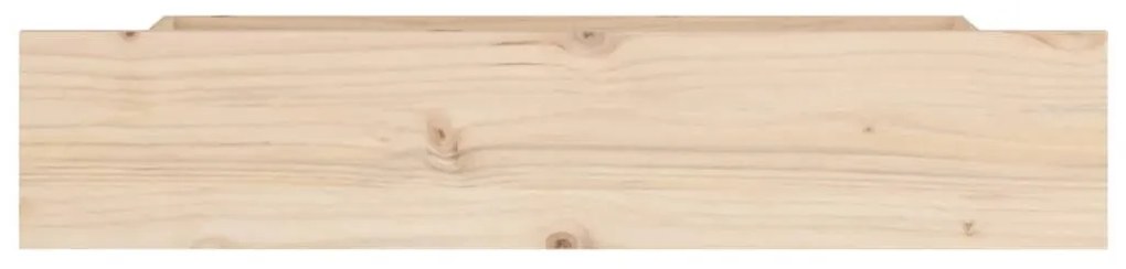 Sertare pentru pat, 4 buc., lemn masiv de pin