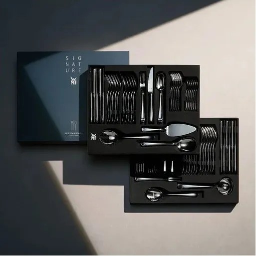 Tacâmuri argintii din oțel inoxidabil 66 buc. Sentic – WMF