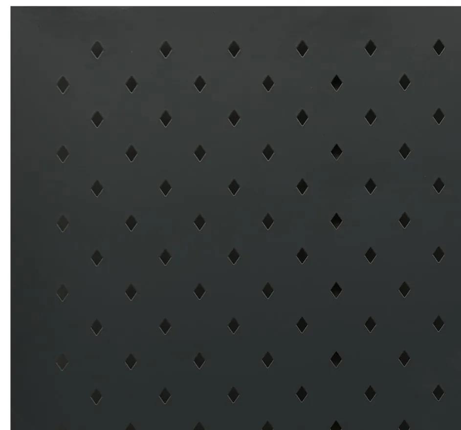 Paravane de camera cu 4 panouri, 2 buc., negru, 160x180cm, otel Negru, 160 x 180 cm, 2