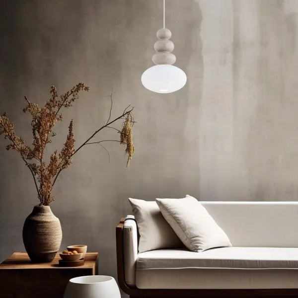 Lustră pe cablu Argon 8819 DIEGO 1xGU10/5W/230V alb/gri