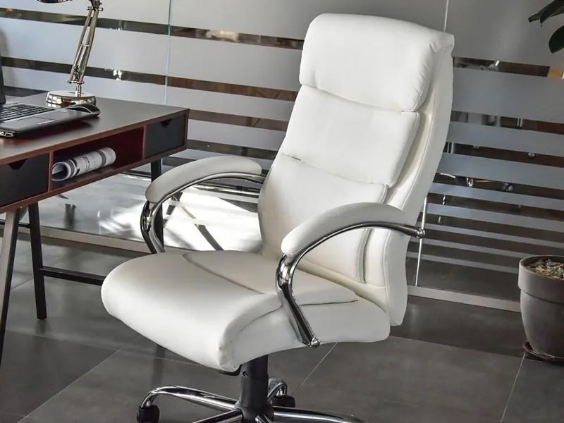 Fotoliu Luxus (alb + crom). Promo -20%. 1109949