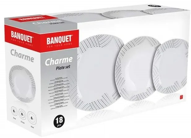 Serviciu de masă Banquet Charme, 18 piese