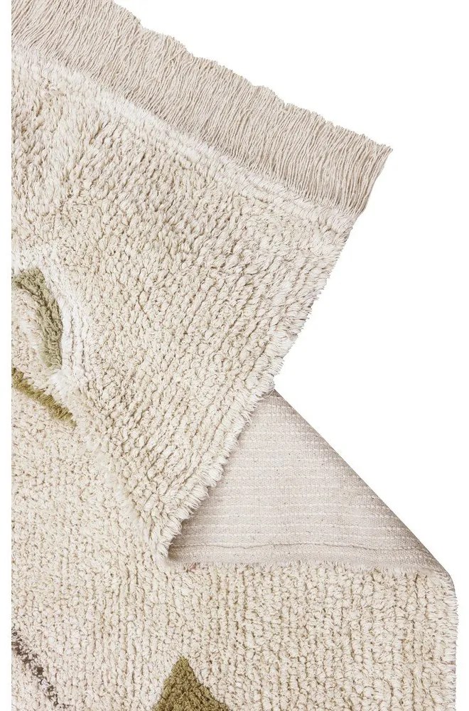 Covor bej lavabil/țesut manual din bumbac 170x240 cm Kaarol Earth – Lorena Canals