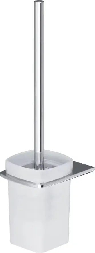 Perie WC cu suport AM.PM Inspire 2.0 crom-sticla mata