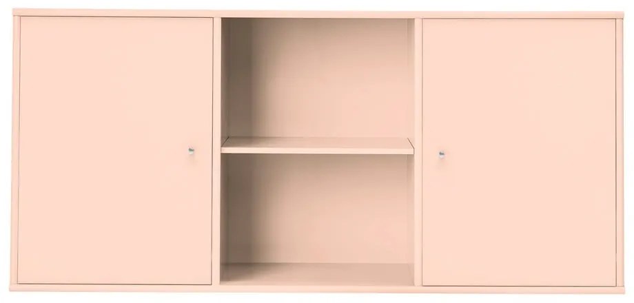 Comodă roz-deschis suspendată 133x61x42 cm Mistral – Hammel Furniture