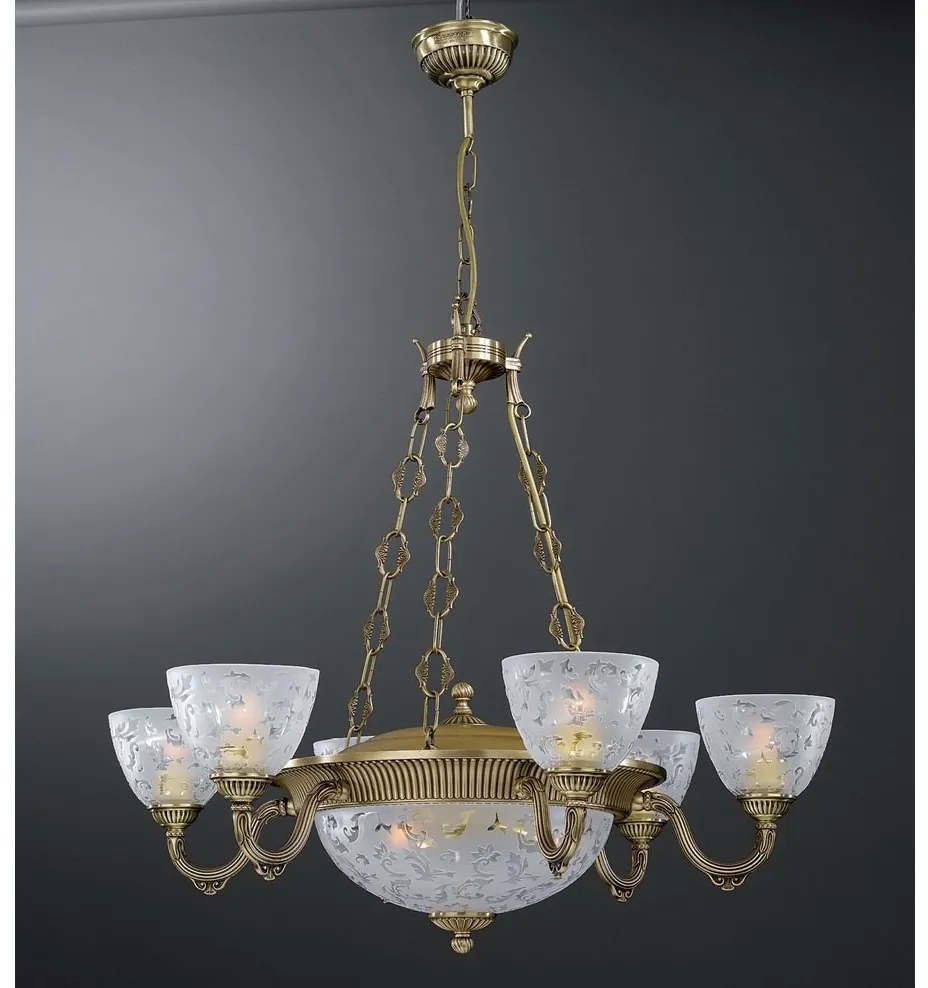 Candelabru din alama 6 brate design italian 10L 6252