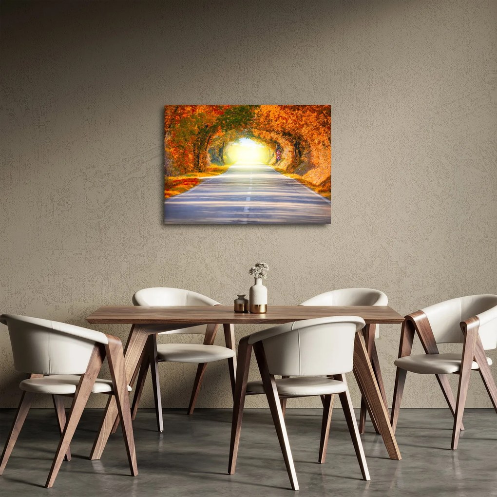 Tablou - Poarta din copaci (70x50 cm)