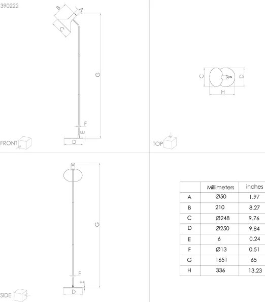 Lampadar Eglo 390222 MORESCANA 1xE27/28W/230V negru