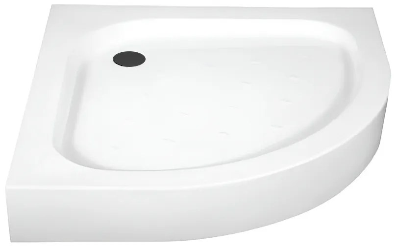 Cădiță de duș acrilică curbată Klonberg 90x90