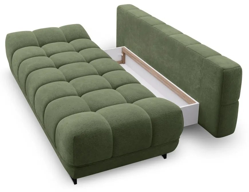 Canapea extensibilă cu 3 locuri Windsor &amp; Co Sofas Cumulus, verde