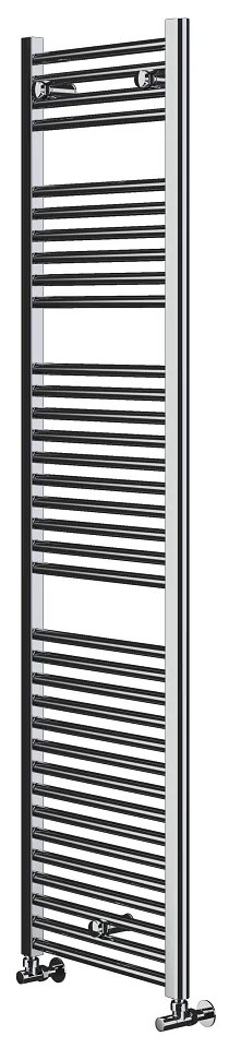 Calorifer (radiator) de baie portprosop, cromat, otel, romstal vision, 450x1703 mm, 625w, drept