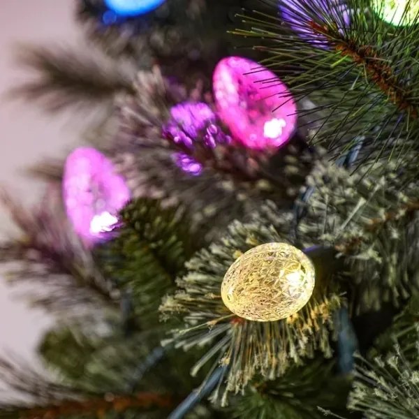 Instalație LED RGB de Crăciun de exterior 80xLED 26,5 m IP44 Wi-Fi Twinkly TWC9080STP-GEU