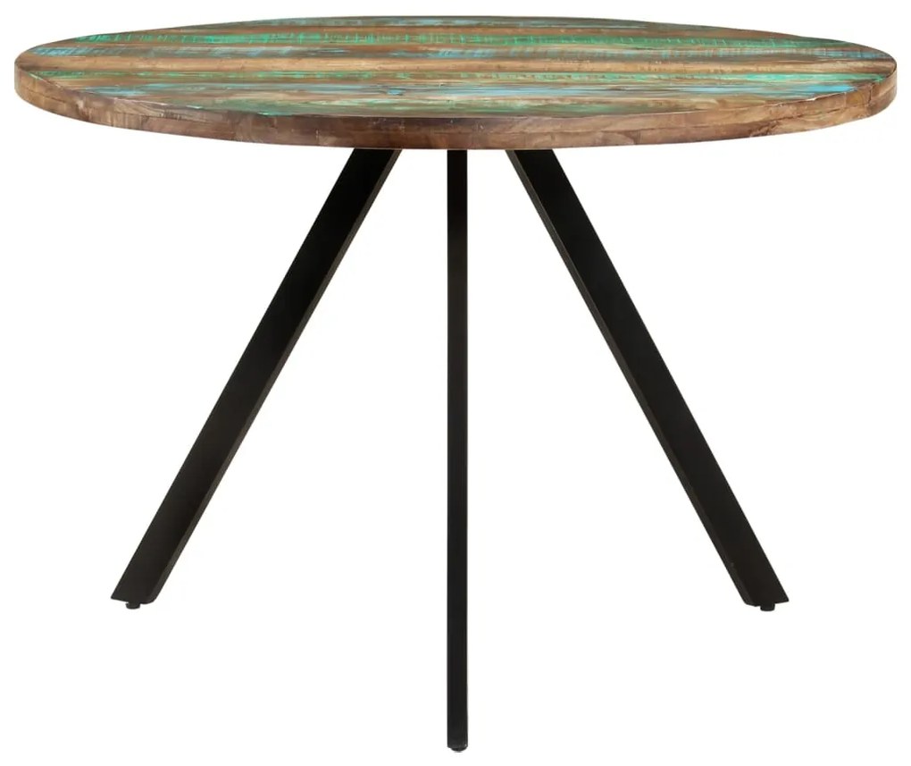 338477 vidaXL 338477  Masă de bucătărie, 110x75 cm, lemn masiv reciclat
