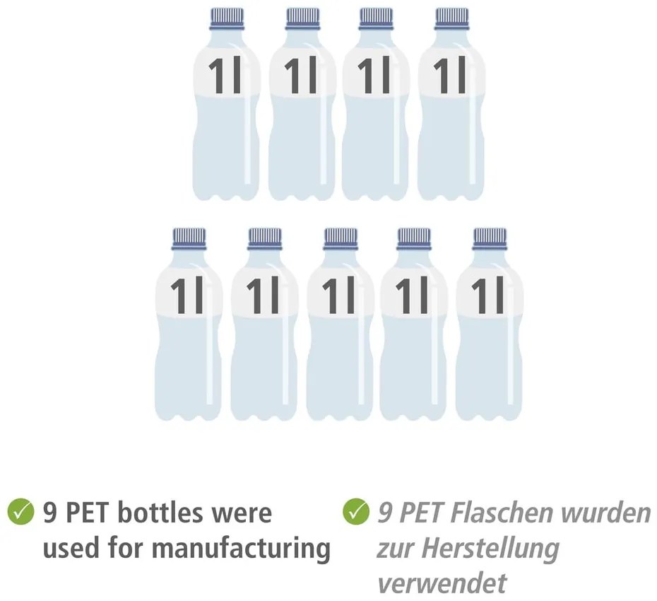 Coș de rufe din material textil 32 l Ecori – Wenko