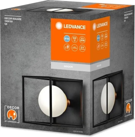 Ledvance - Aplică de exterior DECOR SQUARE 1xG9/28W/230V IP44