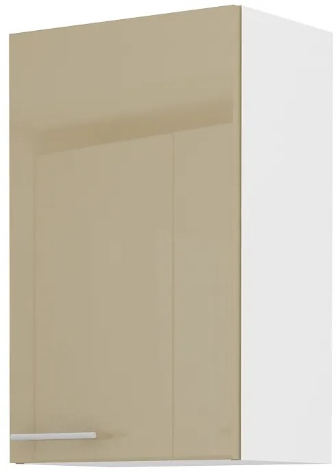 Dulap superior de bucătărie Lavera 45 G 72 1F (alb + capuccino lucios). 1032384