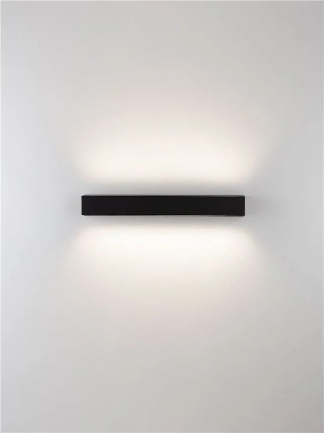 Aplica exterior neagra liniara 50cm IP65 LED CCT PRISMATIC