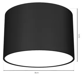 Spot DIXIE 1xGX53/11W/230V negru