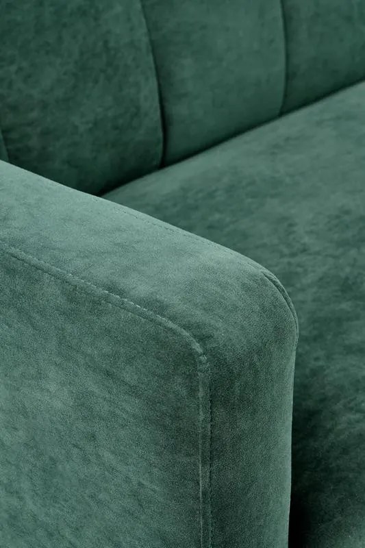 Canapea extensibila Armando velvet verde – H78 cm