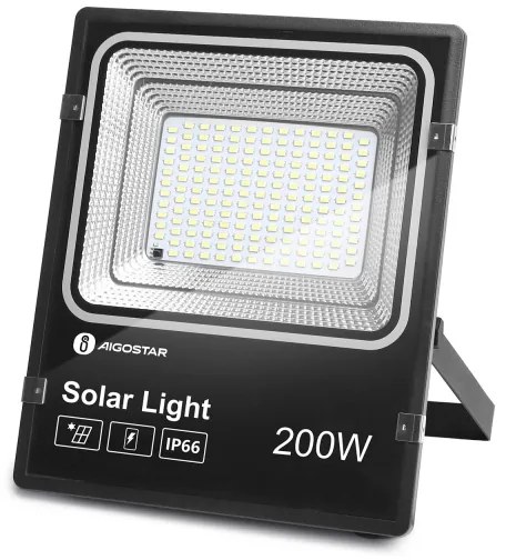 Proiector LED solar dimabil Aigostar LED/200W/3,2V IP65 + telecomandă