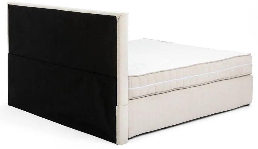 Pat boxspring bej 160x200 cm Olia Bold Line – Bonami Selection