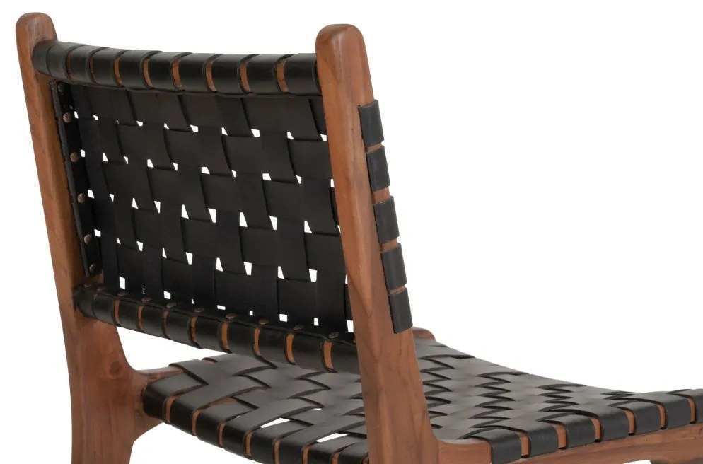 Scaun Perugia din lemn negru