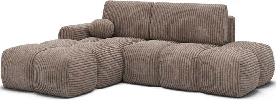 Colțar Vittario extensibil, 227x170x95 cm, orientare stânga – Modullo 20