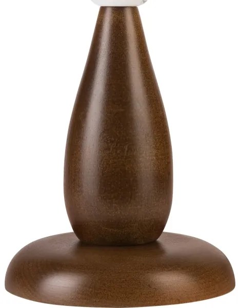 Lampă de masă PERA 1xE27/60W/230V maro închis/fag