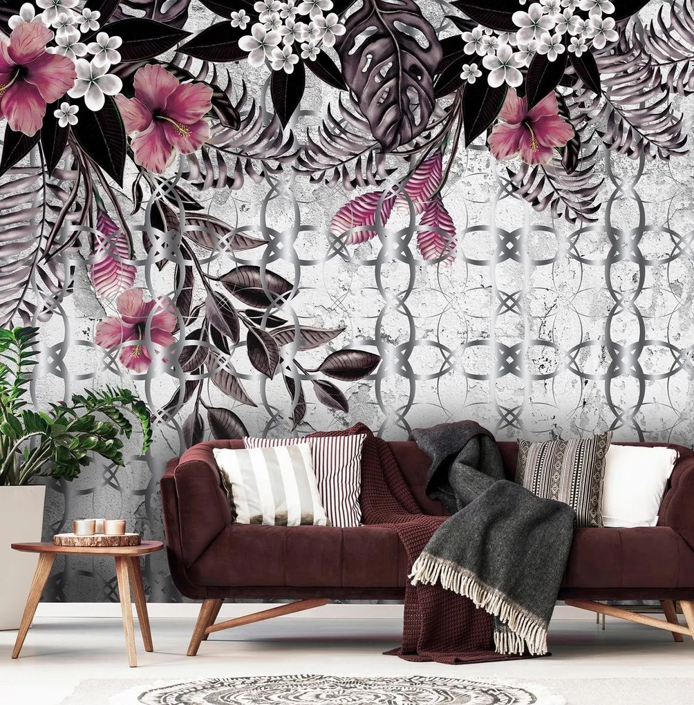 Fototapet - Plantele roz (152,5x104 cm)