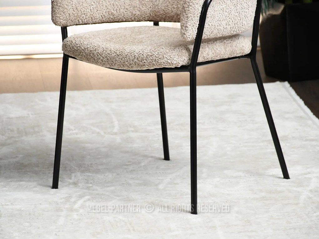 Scaun Sorento (bej închis + negru). Promo -9%. 1111274