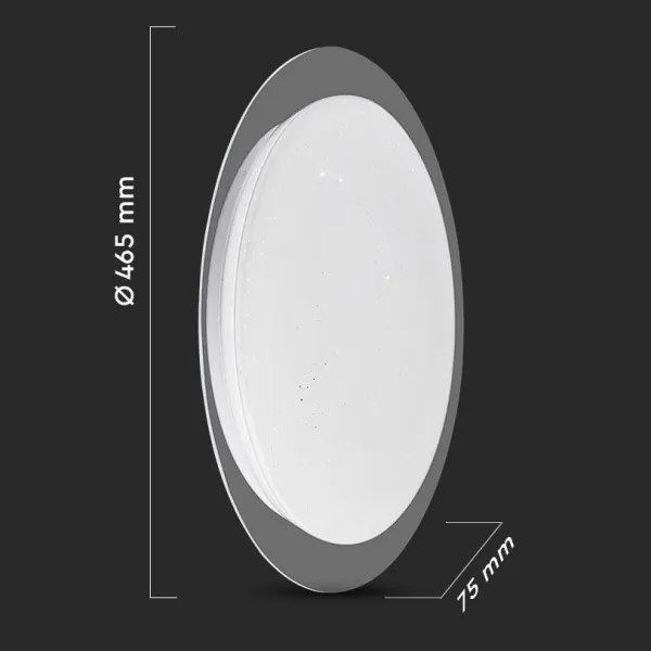 LED plafonieră dimabilă 40W 230V 3000K/4000K/6500K cu telecomandă