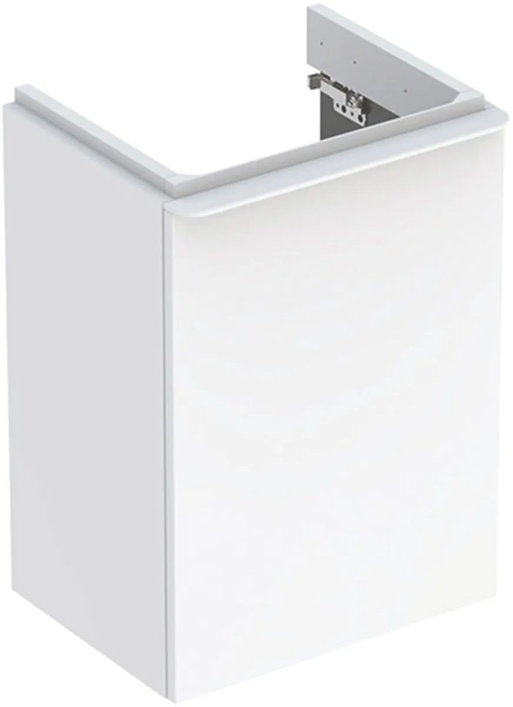 Geberit Smyle Square dulap 44.2x35.6x61.7 cm sub chiuveta pe perete alb 500.351.00.1