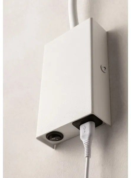 Veioză LED flexibilă Redo 01-2754 WALLIE LED/3W/230V USB CRI 90 alb