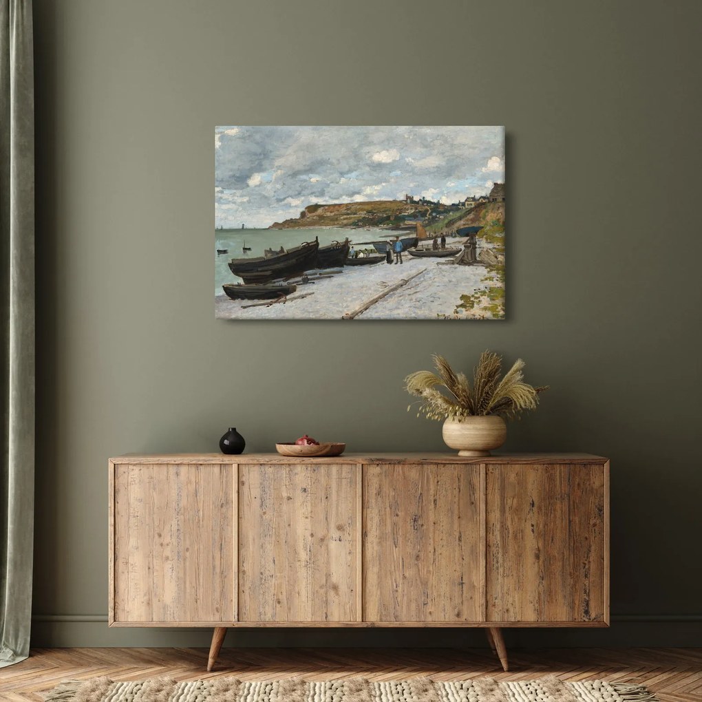 Tablou - Claude Monet, Sainte Adresse, reproducere (90x60 cm)