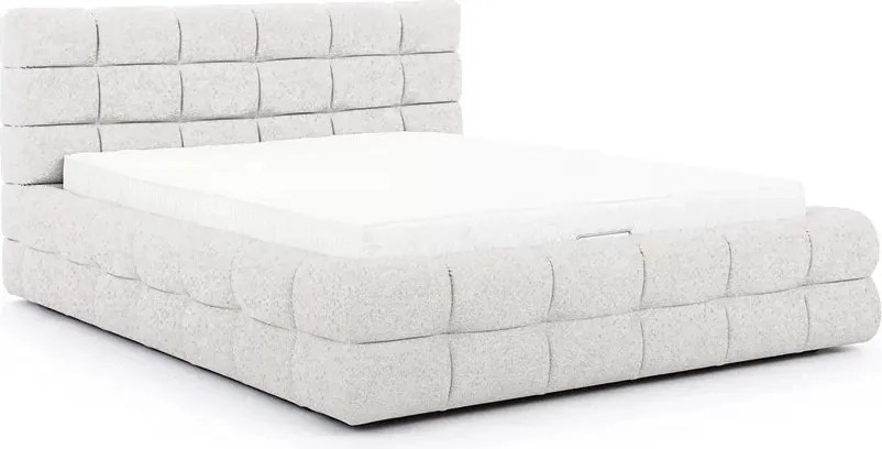 Pat dormitor Bellmora 160x200 - boucle bej Raven 22