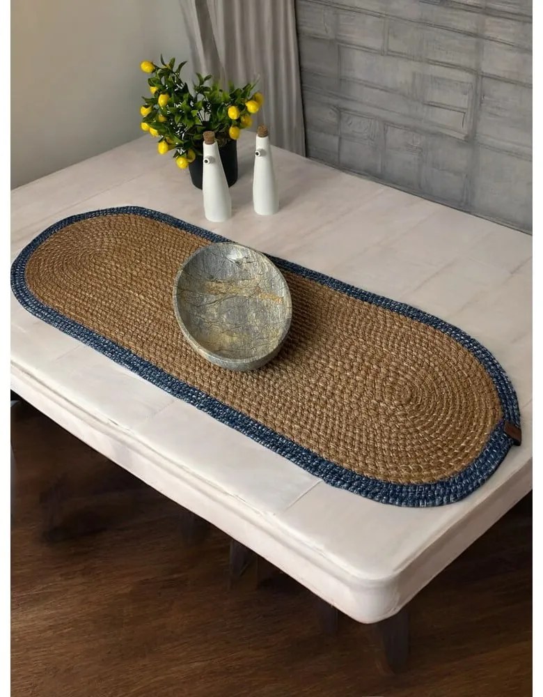 Napron de masă din iută 35x100 cm Wicker – Mila Home Luxury