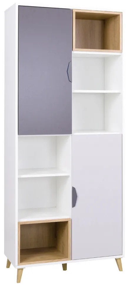 Raft Juna 3 (alb + grafit + gri + stejar lefkas). 1087399