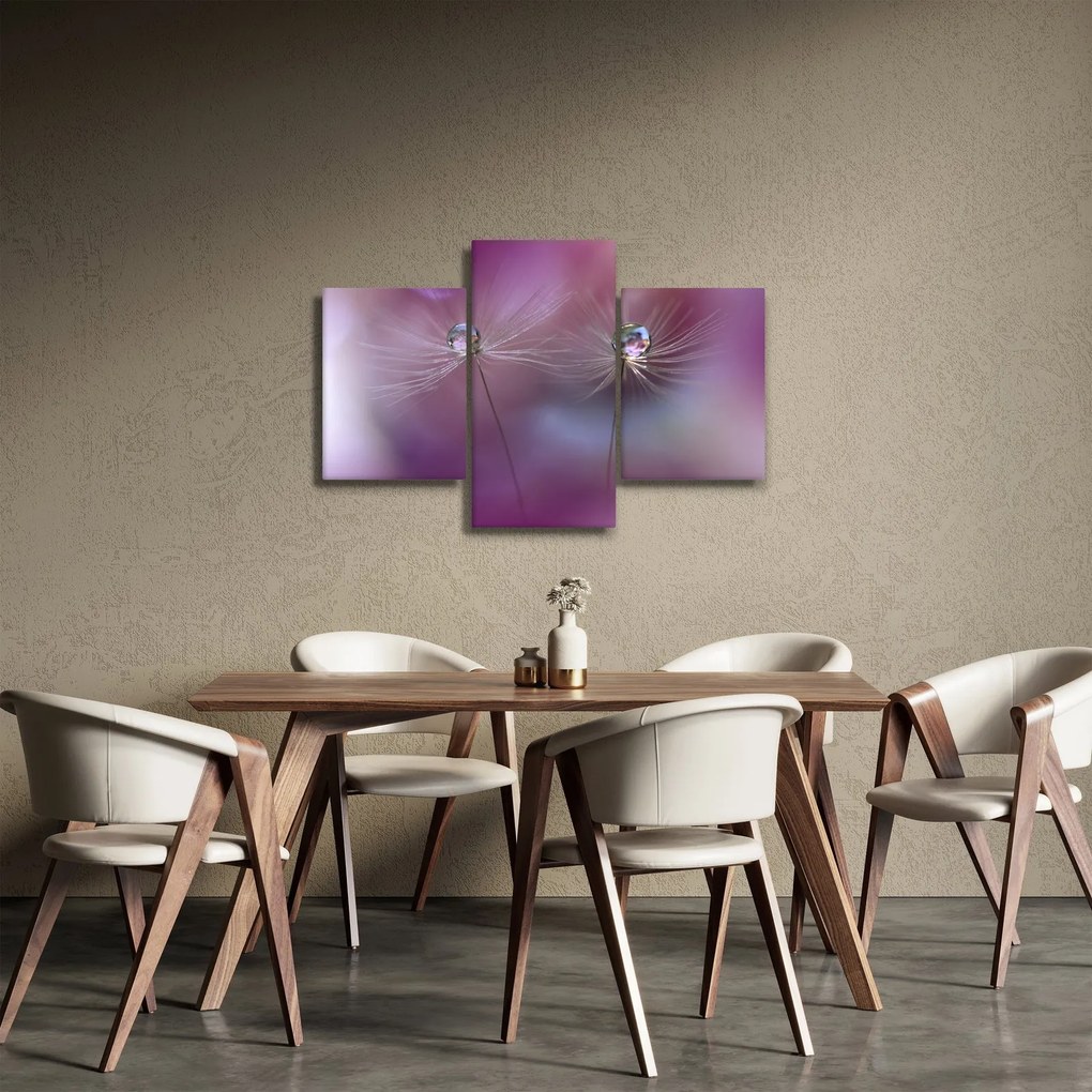 Tablou cu picături pe puf (90x60 cm)