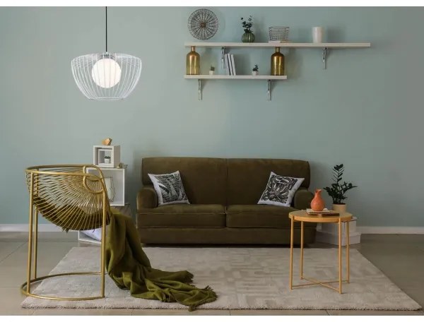 Lustră pe cablu FORMAL 1xG9/4W/230V argintie Klausen 111026