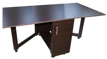 Masa plianta Family wenge, 182 x 96 x 79 cm