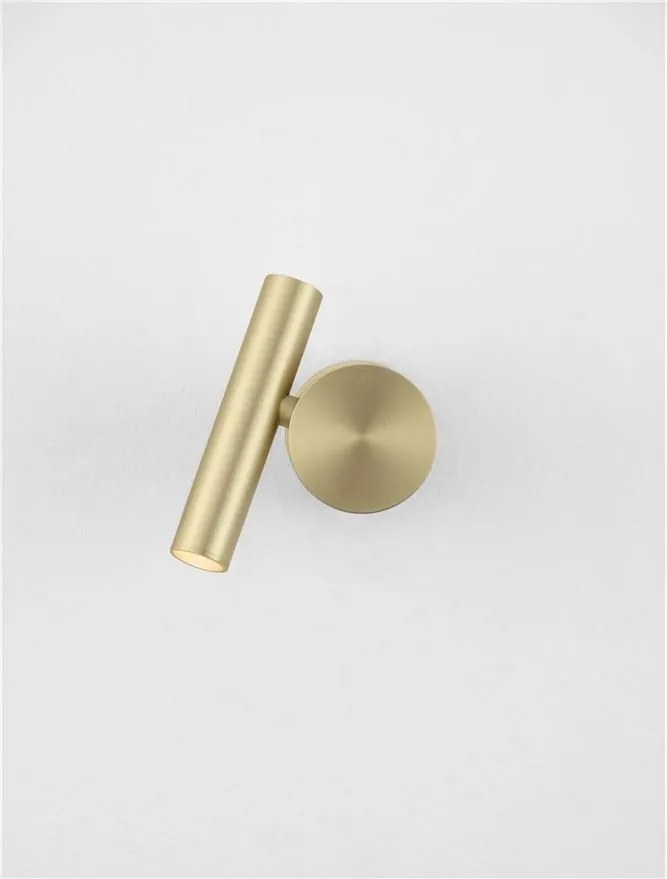 Aplica cu Spot de perete CICLO aurie